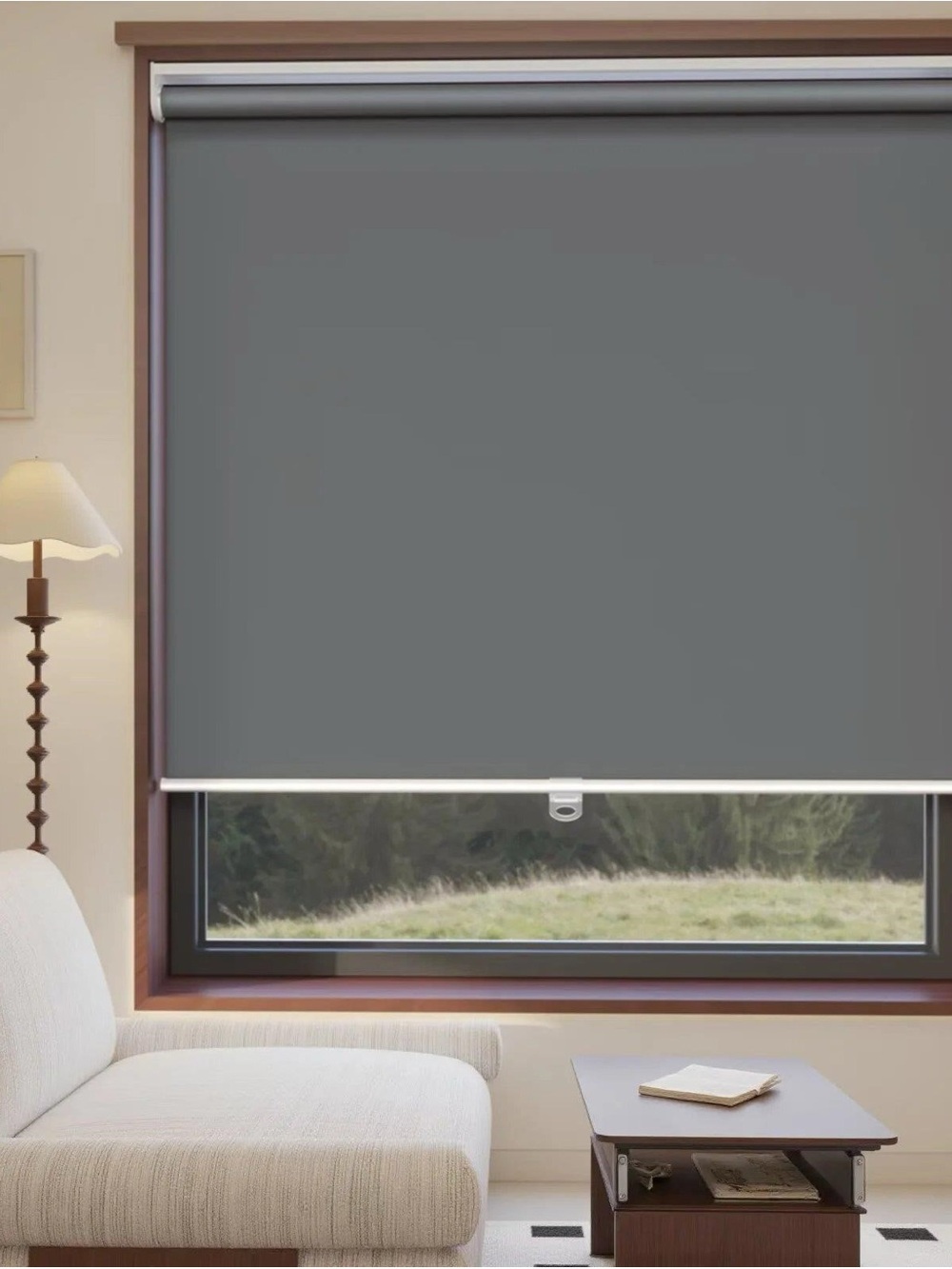 NEW-Cordless Blackout Roller Shade 35"W*72"H